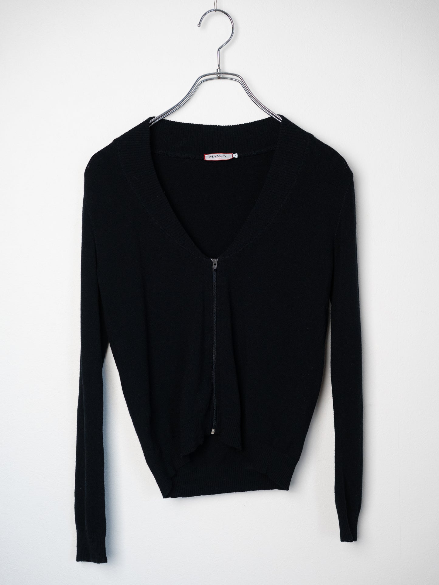 MAX&Co. ジップニットカーディガン