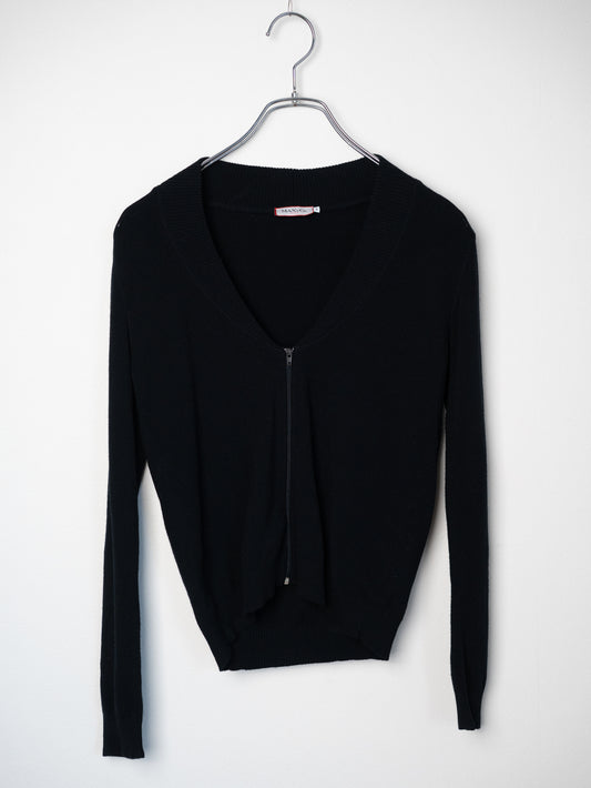 MAX&Co. ジップニットカーディガン