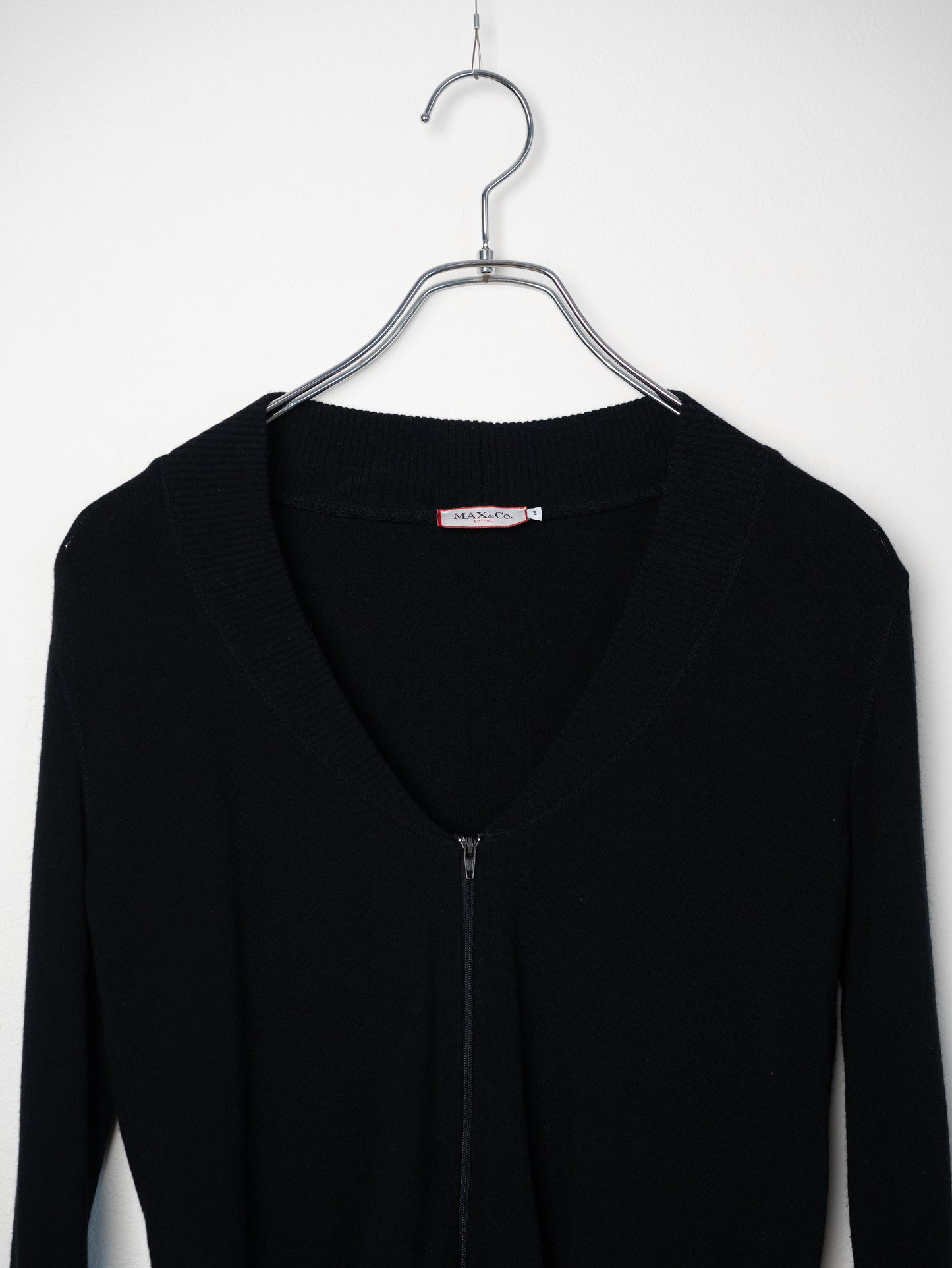 MAX&Co. ジップニットカーディガン