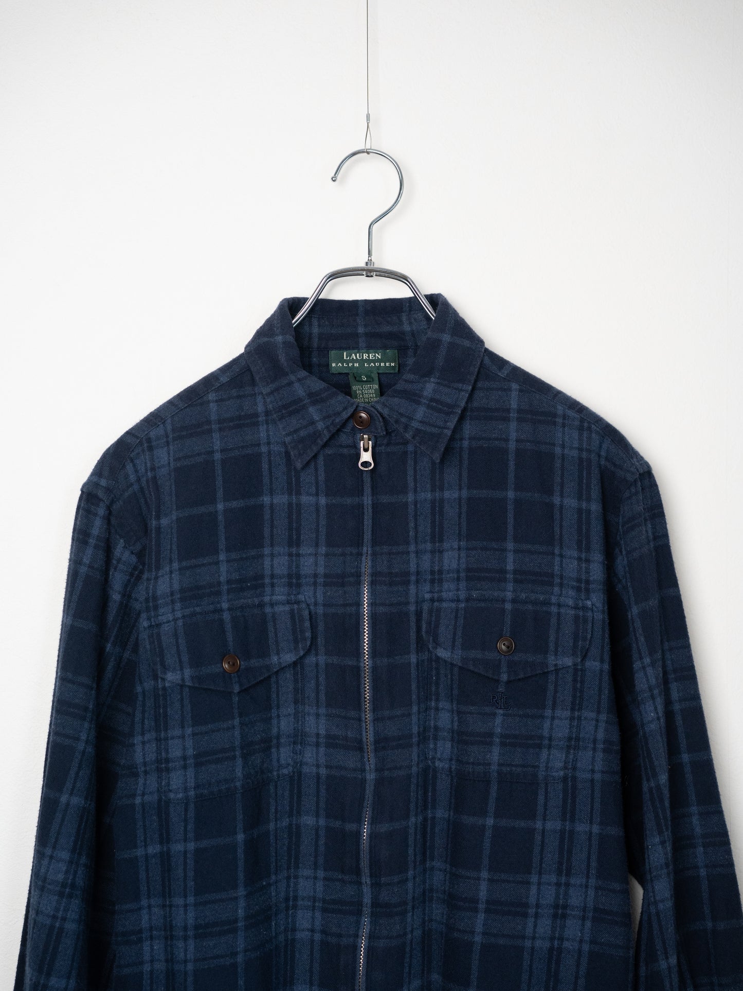 LAUREN RALPH LAUREN ジップアップシャツジャケット