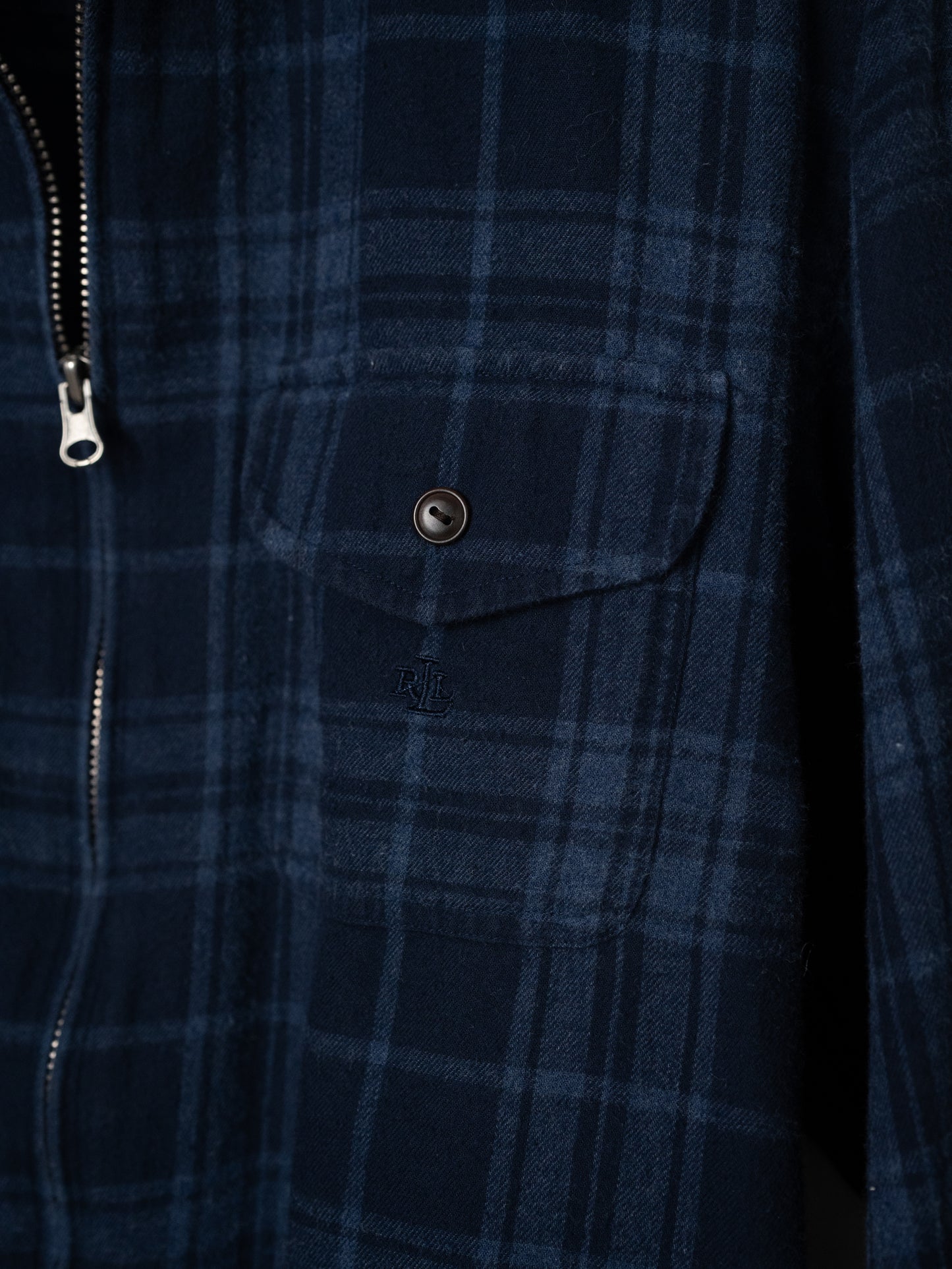 LAUREN RALPH LAUREN ジップアップシャツジャケット