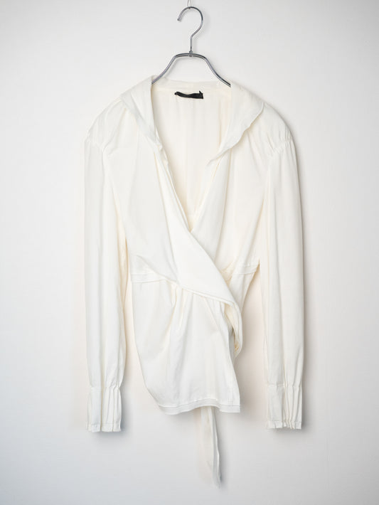 Donna Karan ラップデザインブラウス