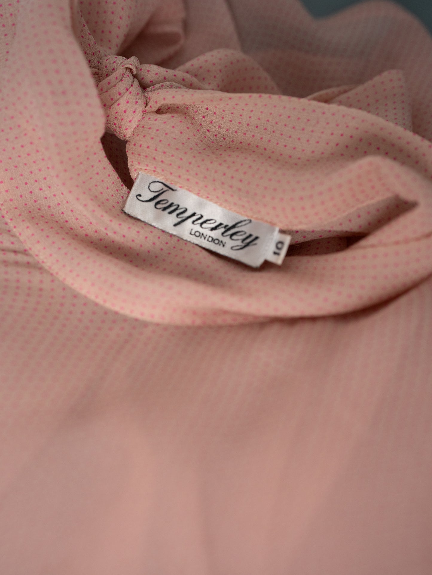 Temperley バックリボンブラウス