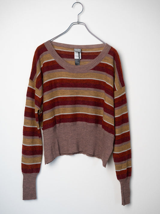 lilith マルチボーダードルマンニット