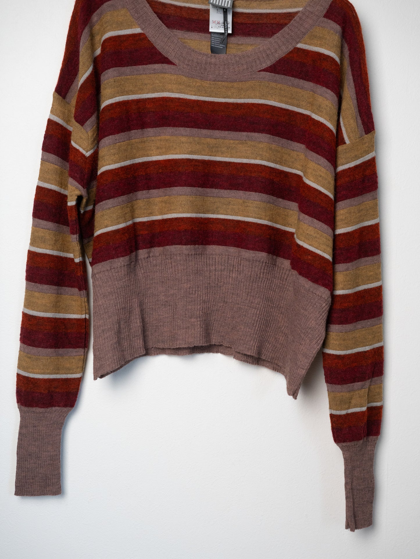 lilith マルチボーダードルマンニット